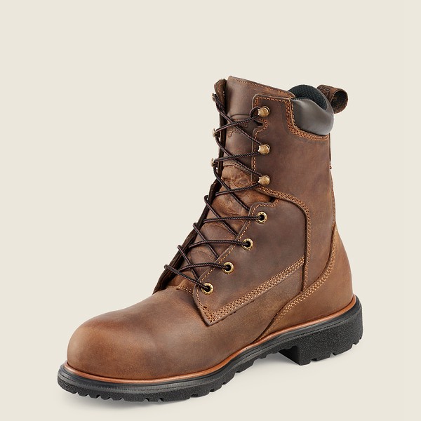 Red Wing Safety Bot Erkek - Dynaforce® - 8-Inch Toe - Kahverengi - 18XVECBHK